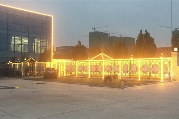 鄭州市中鐵七局樓體亮化工程效果 鄭州市中鐵七局樓體亮化工程效果