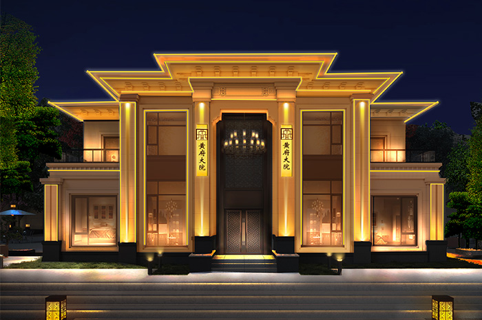 別墅燈光亮化