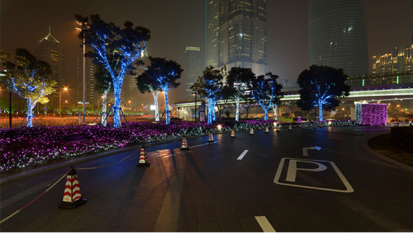 城市廣場亮化中這四個(gè)元素不可缺少